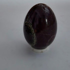 NICE AGATIZED DEEP RED JASPER CRYSTAL EGG POLISHED 9OZ. 2 5/8" X 1 7/8" SPECIMAN — photo 10