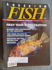 7 ISSUES OF AQUARIUM FISH MAGAZINE 1990 Volumes 2  3 Complete set  bi-monthly