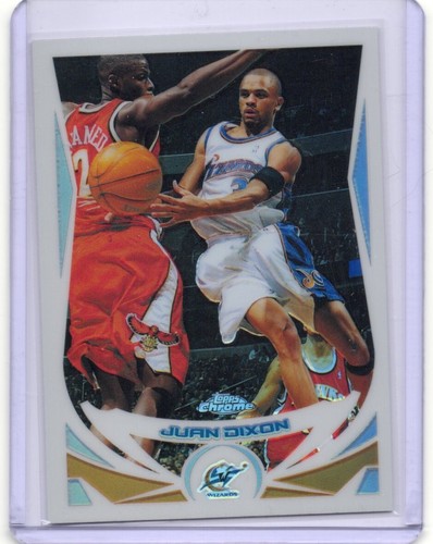 2004 Topps Chrome Juan Dixon #52 card