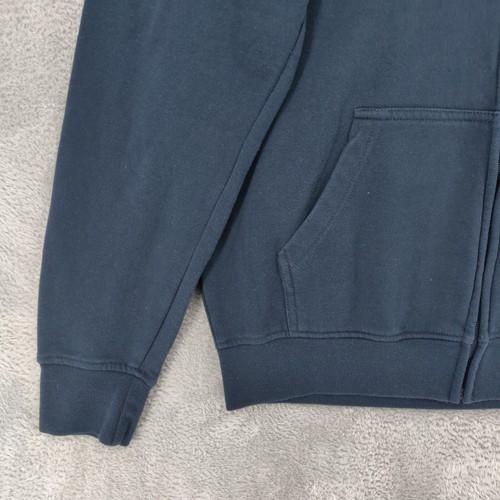 Vintage Metal Mulisha Hoodie Mens Medium M Blue Full Zip Sweatshirt Embroidered - Picture 3 of 15