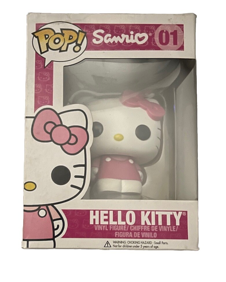 *Figura de vinilo Funko Sanrio #01 Hello Kitty Funko Pop edición rara (2012)