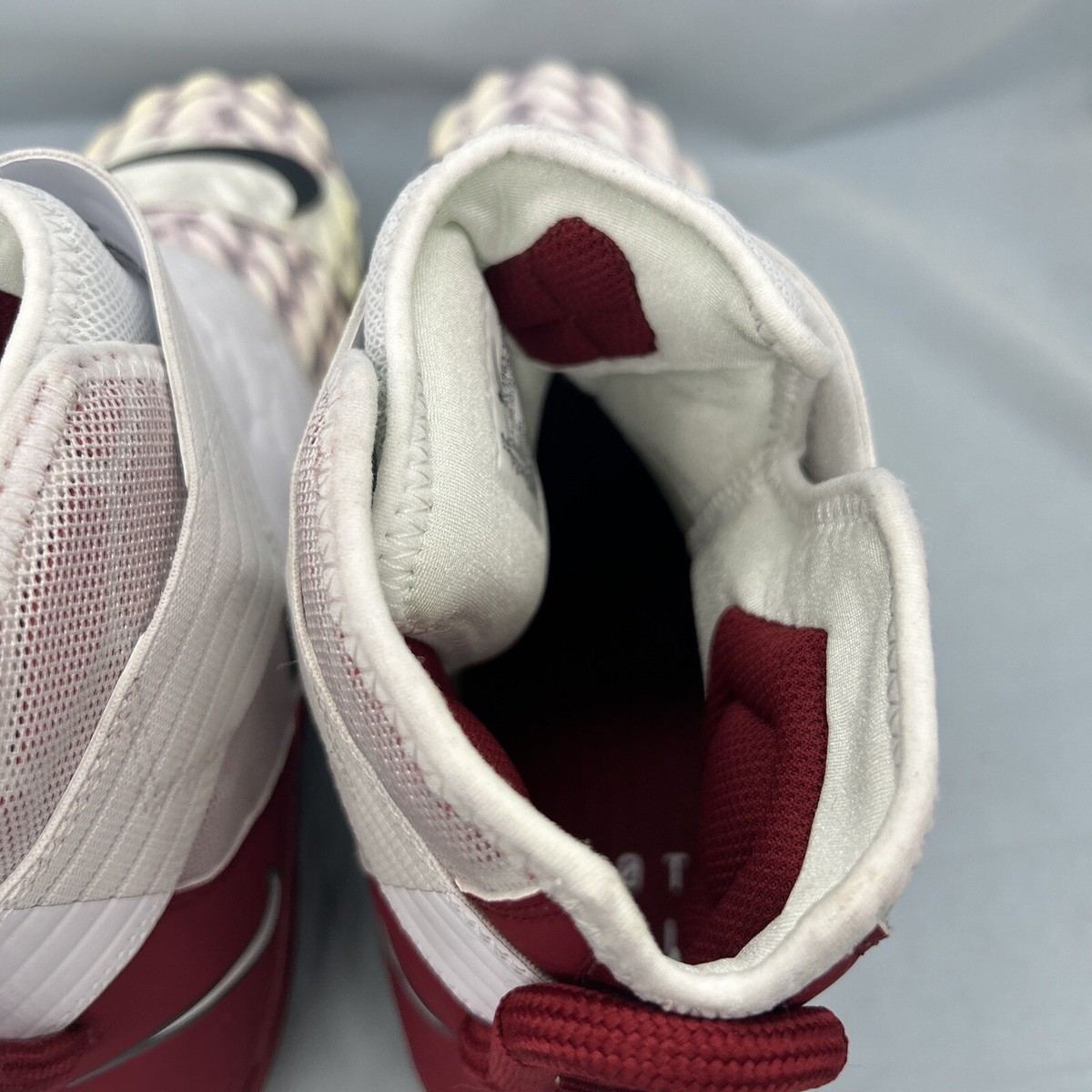 Nike Force Savage Elite 2 White Red Football Cleats BV3962 
