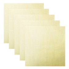 5 Pack Brass Mesh, 5.9"x5.9" 120 Mesh Brass Woven Wire Mesh for Fill Fabric