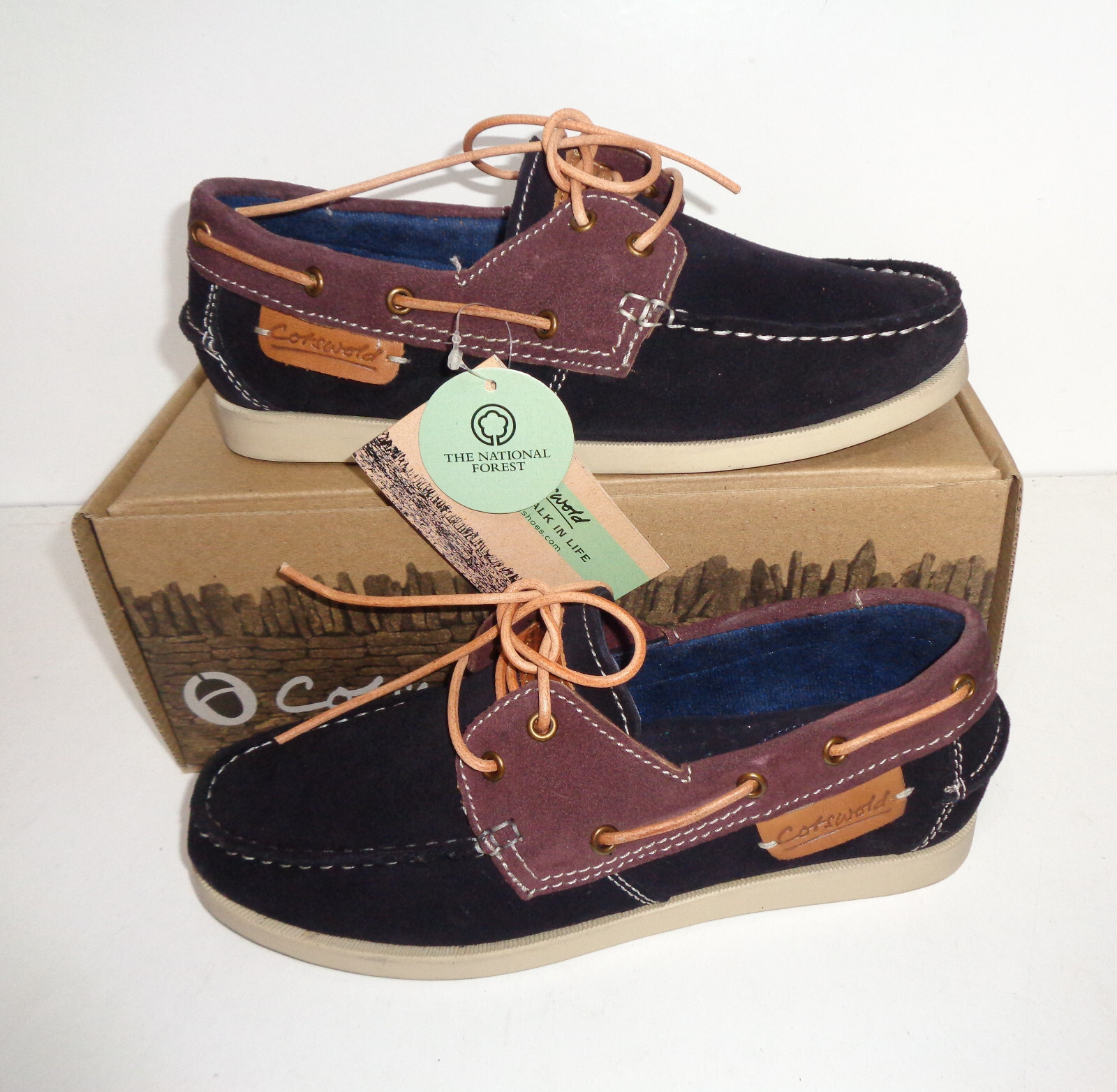 Cotswold Ladies Memory Foam Suede Trainers Womens Shoes New RRP £65 UK Size 6 image 3