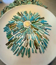 1 Pound Bell Trading Post Turquoise! Thin Inlay Turquoise! USA Mines! Skinnies!