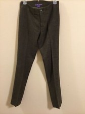 Ralph Lauren Purple Label Size 4 Cashmere Alpaca Wool Blend Tweed Dress Pants