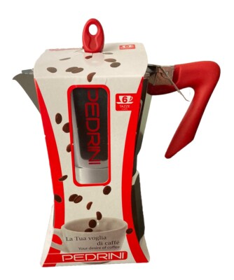 NEW! Pedrini Infinity Italian Stovetop Coffee Espresso Maker Cup