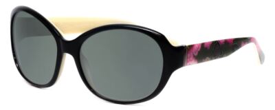 Vera Bradley Anna Women's Polarized Sunglasses Oversized Black Olivia ...
