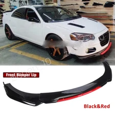 For Dodge Stratus R/T Front Bumper Lip Spoiler Splitter Boby Kit Black&Red