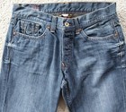 Men's Lucky Brand Jeans Med Denim Button Zipper Fly Jeans 32W X 32L Inseam — photo 3