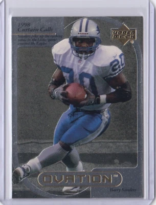 1999 Upper Deck Ovation Curtain Calls #CC23 Barry Sanders - Photo 1/2