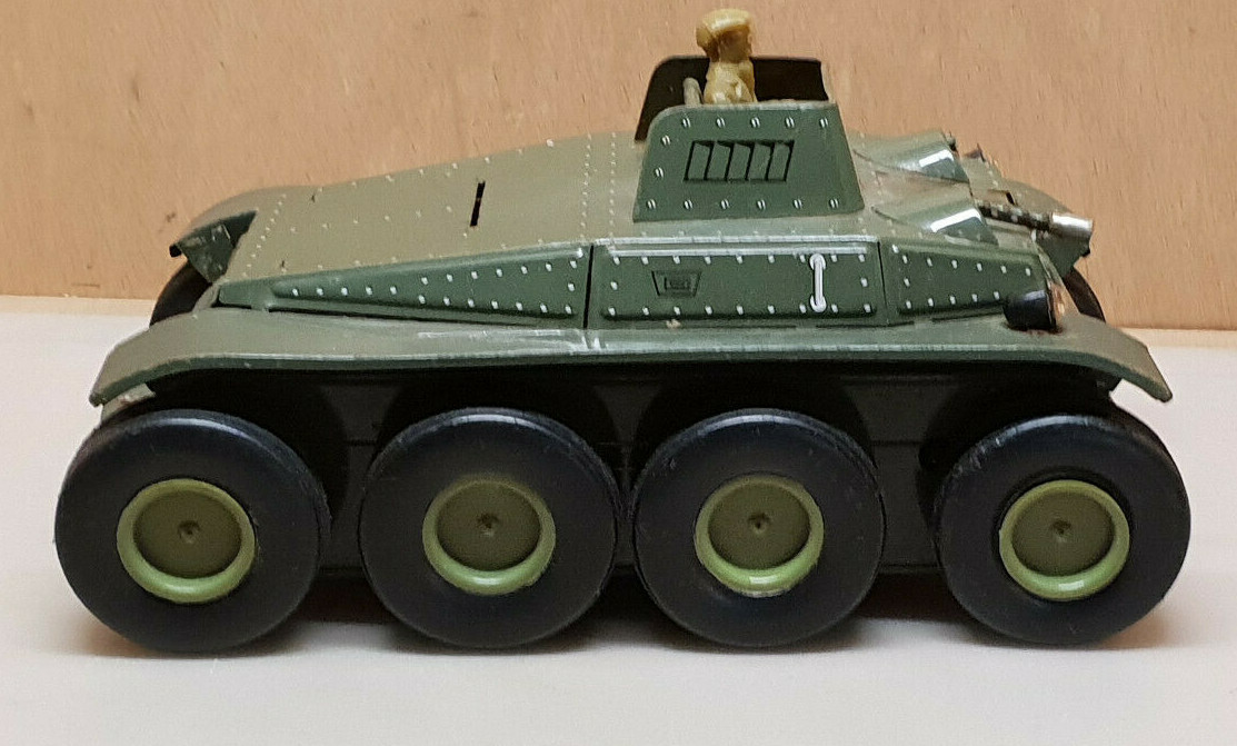Auto Mitrailleuse Joustra Vintage - Jouet Militaire Ancien Avec Boîte (Incomplète)