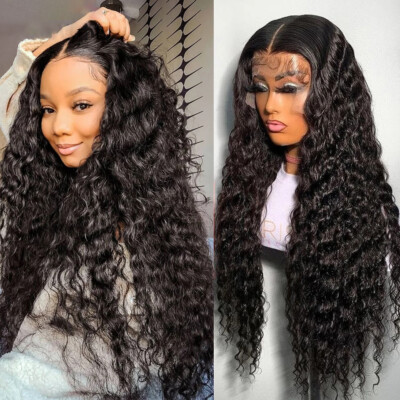 Long Black 13x1 Lace Front Remy 100% Real Human Hair Wig Baby Hair  Unprocessed