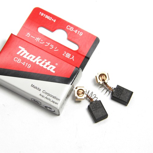Makita CB419 Carbon Brushes 6x9X11.5mm for HR2432, HR2440, HR2450, HR2450T - Picture 2 of 6