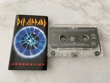 Def Leppard Adrenalize CASSETTE Tape 1992 Mercury 314 512 185-4 Tear It Down OOP