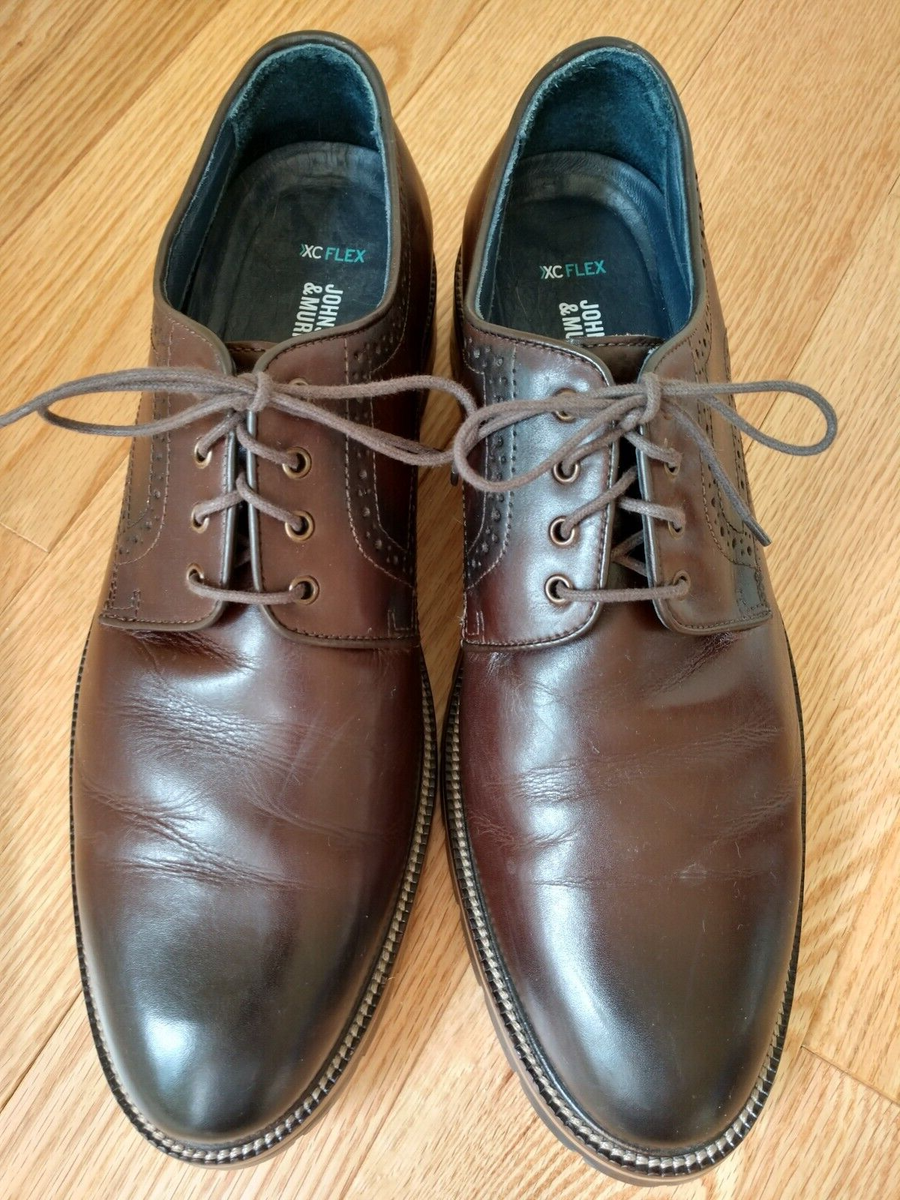 Johnston & Murphy 12 M XC Flex Cody Plain Toe Derby Shoes  display picture 1