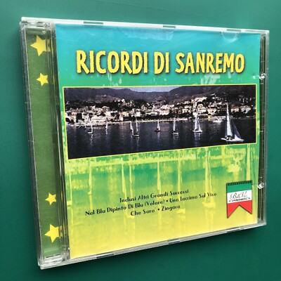 RICORDI DI SANREMO Italian Songbook Concert CD Volare Che Sara Ogni Volta Canada