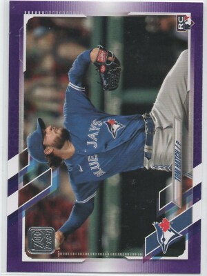 2021 Topps Series 2 MEIJER PURPLE #556 Tom Hatch TORONTO BLUE JAYS RC 33