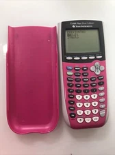 Texas Instruments TI-84 Plus C Silver Edition Graphing Calculator, Pink (No USB)