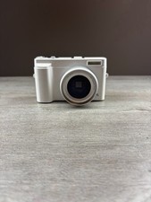 White 64 MP CMOS Digital Camera USB C with Accessories ion battery needs sd card