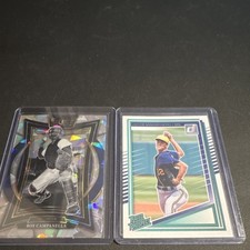 Panini Select Donruss MLB Trading Card Lot - Campanella, Misiorowski - 2 Cards