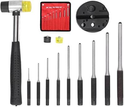 Set di punzoni cilindrici Workpro Acciaio