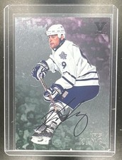 1998-99 In The Game Be a Player Kris King Silver Auto Vault SP