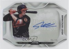 2020 Bowman Sterling Die-Cut 21/75 Adley Rutschman #BDCA-AR Auto 04wi