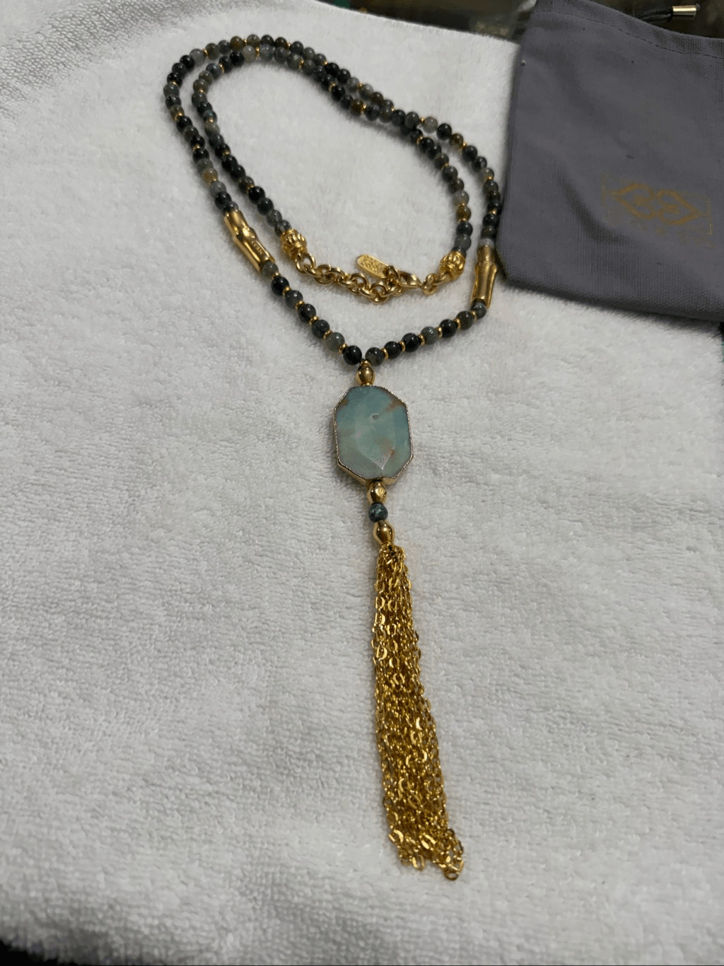 Corso Multi Colored Beaded Statement Necklace - image 1