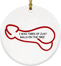 Penis Ornament, Funny Ornaments, Naughty Christmas Ornaments Exchange Ideas, Fun