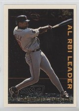1995 Topps League Leaders Albert Belle #LL14 6ly