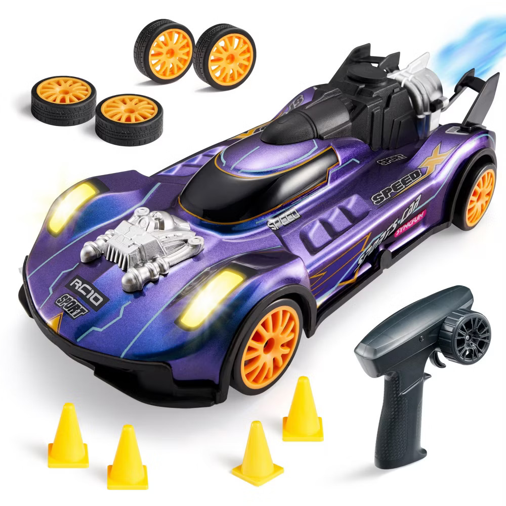 Joyfy Remote Control Car, 2.4GHz RC Drift Car with 4WD - Smoke