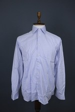 Eton Blue Contemporary Long Sleeve Collared Button Up Dress Shirt Size 41 / 16