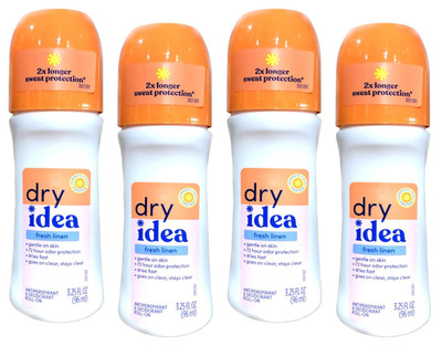 Fresh Linen Roll-On Antiperspirant Deodorant Fresh Linen 3.25 Ounce (Pack of 4)