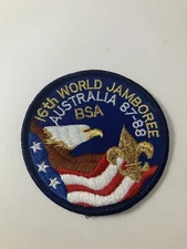 Boy Scouts BSA 1987-88 World Jamboree  Patch Australia US Contingent 