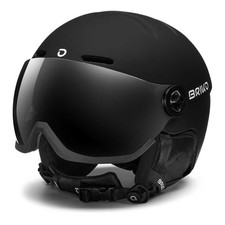 Casco Da Sci Snowboard Unisex con Visiera Briko Teide Visor 261121W A004 Nero