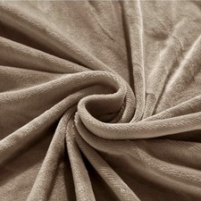 3-Sitzer 195–230 cm Samtweicher Sofabezug Sofaüberwurf Sofaüberzug Kamel Beige