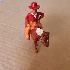 Manoil Cowboy C 23 With Horse No C 22 Vintage Antique Metal EXCELLENT PAINT 