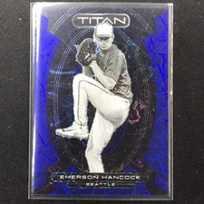 2023 Chronicles Mlb Emerson Hancock Titan Blue Velocity 67/99