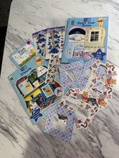 Vintage Winnie The Pooh Lot Nursery/scrapbook Stencils Decor Stickers Ect