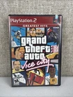 Grand Theft Auto: Vice City (Sony PlayStation 2 PS2) With Manual No Map Tested
