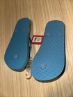 Xhilaration Girls Flip Flops Sandals ~ Blue Glitter~ Green ~ Size S(12/13)- New — photo 3