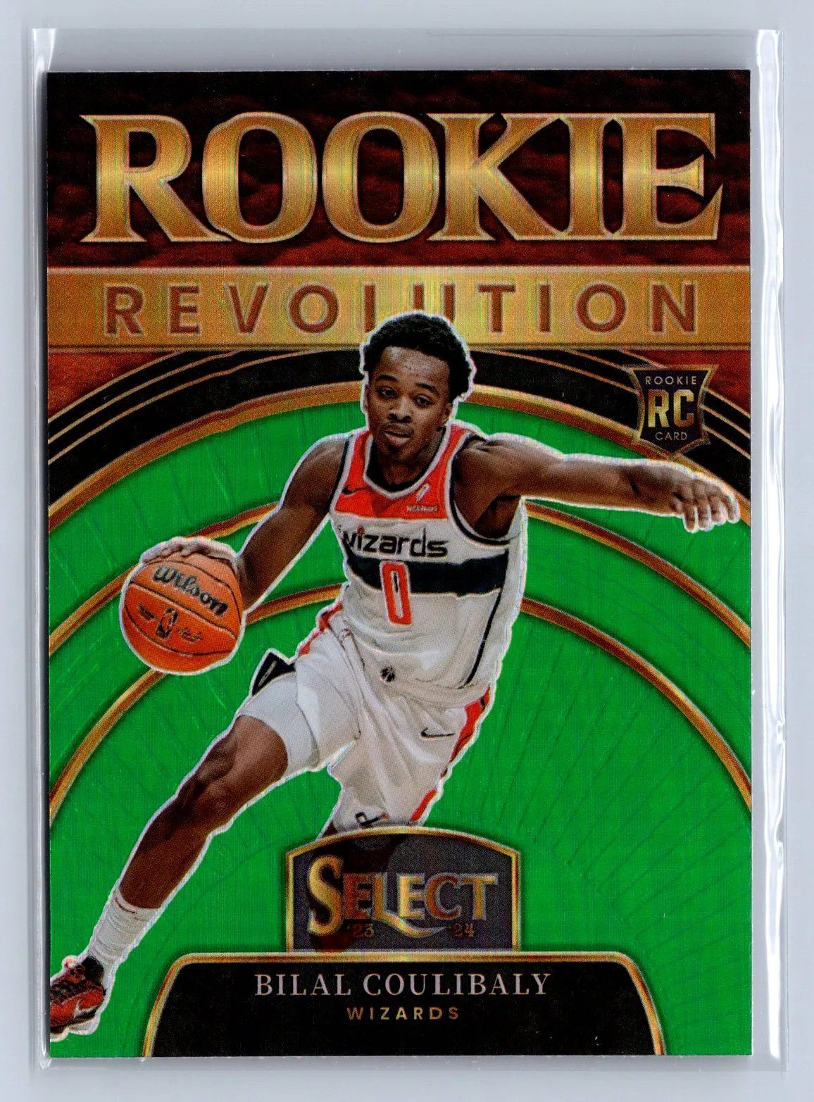 2023-24 Panini Select Rookie Revolution Bilal Coulibaly Green #26