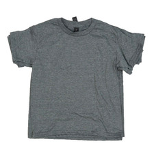 Gildan Softstyle Youth Small Tees Heathered Gray Blank T-Shirts Lot of 5