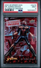 2024 UD Spider-Man Dr. Aaron Aikman Alternate Universe #AU16 PSA 9