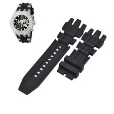 Subaqua 6903 26mm Black Rubber Watch Strap For Invicta