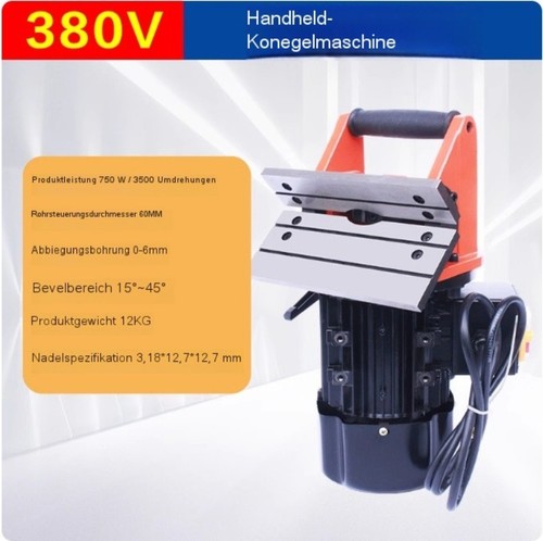 HY-700 Smussatrice Portatile, Utensile di Smussatura a Forza Portatile 0-6 Mm, 15-45 - Foto 11 di 18