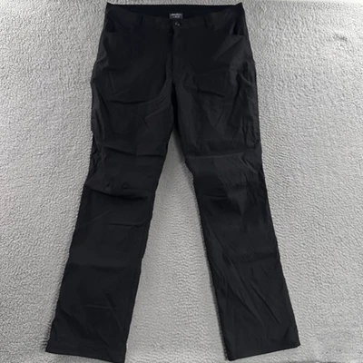 Eddie Bauer Mens Pants Black Size 38x34 Cargo Fleece Lined Nylon Blend - Image 1 of 4