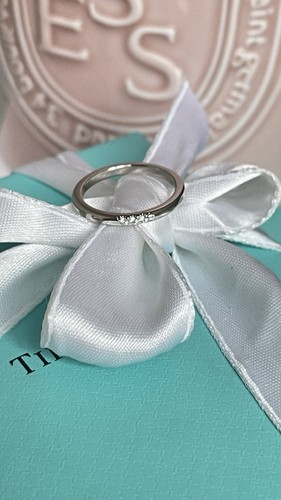 Tiffany & Co. Forever Diamond Ring in Platinum with Diamonds size 5 $1600 - Picture 13 of 24