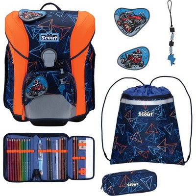 Scout Micro Schulranzen Set (4 tlg.), Offroad